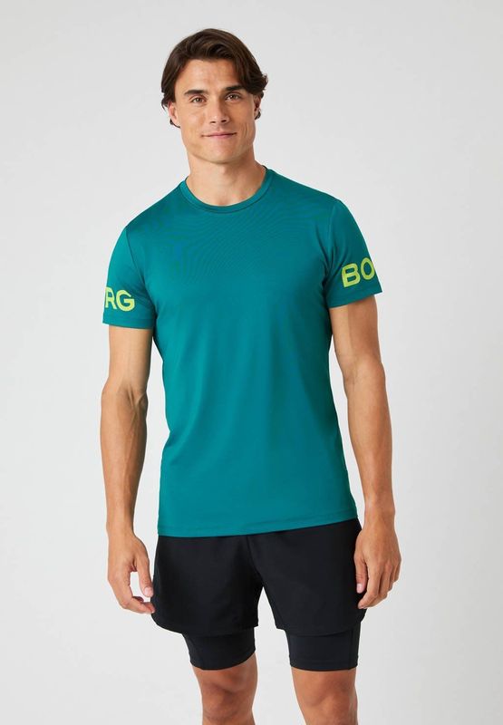 Björn Borg - Borg T-Shirt - Shaded Spruce - Heren T-Shirt