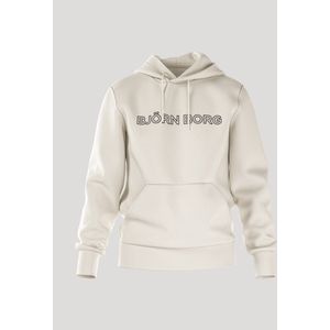 Björn Borg - Essential 3 - Hoodie - Tofu Gebroken Wit - Trui met Capuchon