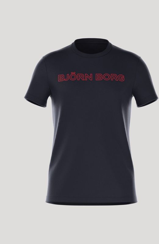 Björn Borg - Essential 3 - T-Shirt - Donkerblauw - 100% Katoen