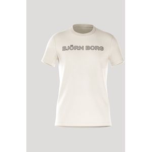 Björn Borg - Essential 3 - T-shirt - Gebroken Wit - 100% Katoen