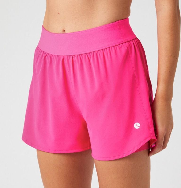 Björn Borg - Women Ace 2 In 1 - Tennisbroek - Pink Glo-M