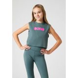 Borg Cropped Tank Top