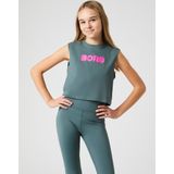 Borg Cropped Tank Top