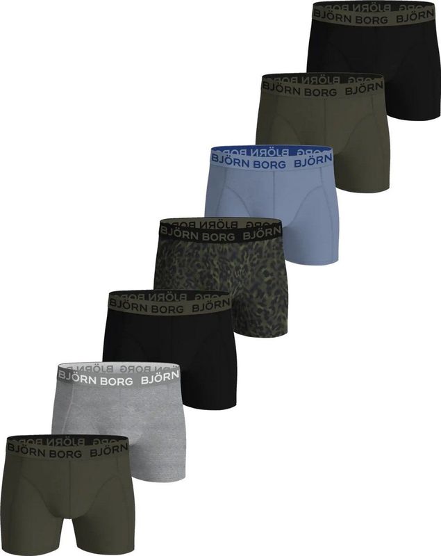 Bjorn Borg - 7-Pack - Boxershorts - Katoen Stretch - Jongens