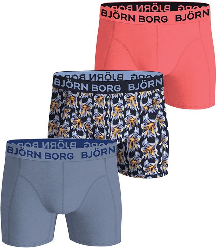 Boxershorts - 3-pack - Katoen Stretch