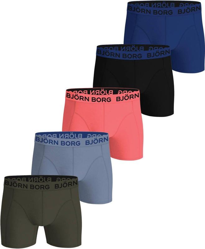 Boxershorts - Assortiment - 5-pack - Katoen Stretch - Junior