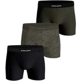 Björn Borg - Premium Cotton Stretch - Boxershorts - Groen en Zwart - 3-Pack