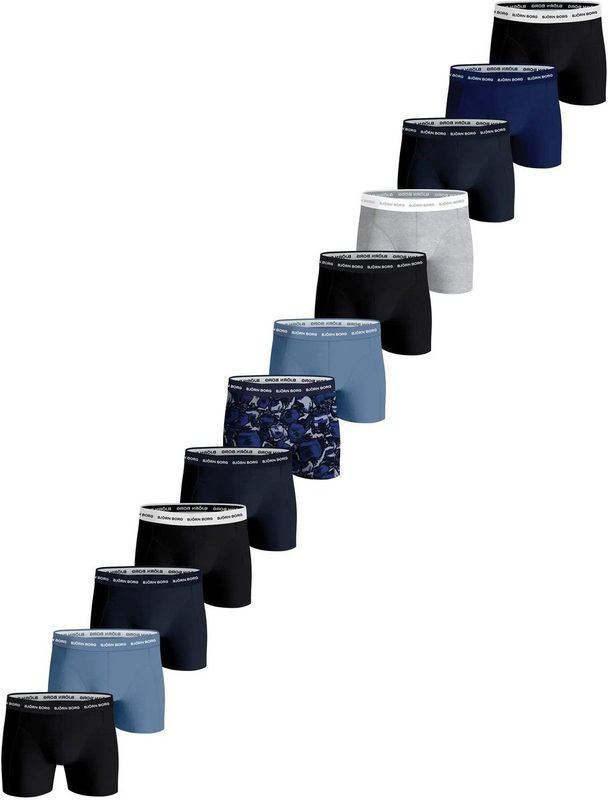 Björn Borg - Cotton Stretch - Boxershorts - Multi - 12-pack