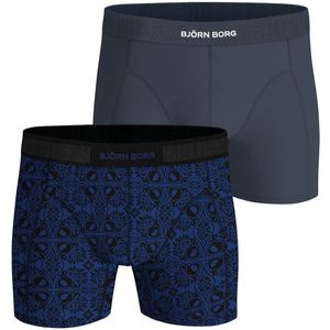 Björn Borg - Organic Cotton Stretch - Boxershort - Grijs-Blauw - 2-pack