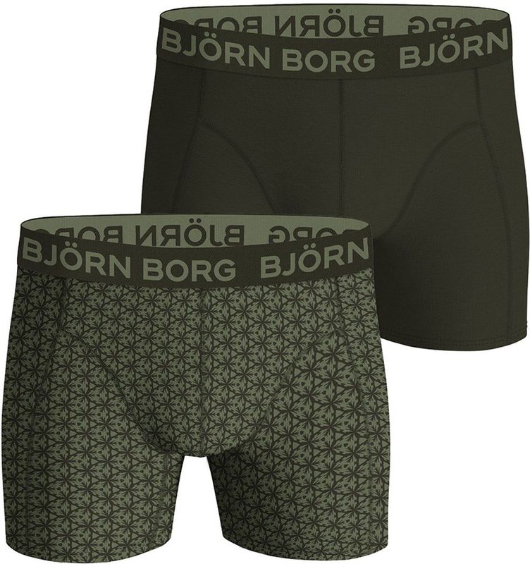 Bjorn Borg - Stretch Bamboo - Boxershorts - Groen - 2-pack