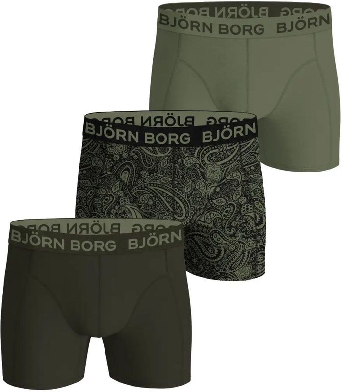 Björn Borg - HR10004958 - Boxershorts - GroenCombi - 3-pack - Bamboe