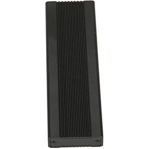 M.2 NVME SSD-behuizing, Slank Ontwerp, Dubbele Plug-and-play, 10Gb/s SSD-behuizing, Aluminiumlegering, 2230/2242 Mm (Zwart met C-kabel)