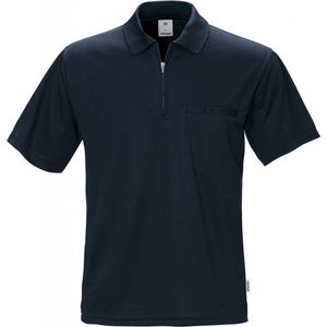 Poloshirt - Blauw - Sneldrogend - Coolmax® Dacron-vezel