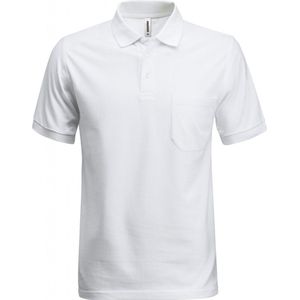 Fristads Heavy Poloshirt 1721 Piq - Wit