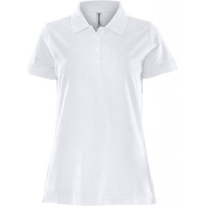 Fristads Heavy Poloshirt Dames 1723 Piq - Wit
