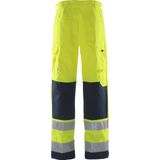 Fristads Hi Vis Broek Klasse 2 2001 Th - Hi-Vis geel/marineblauw