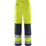 Fristads Hi Vis Broek Klasse 2 2001 Th - Hi-Vis geel/marineblauw