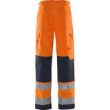 Fristads Hi Vis Broek Klasse 2 2001 Th - Hi-Vis oranje/marineblauw