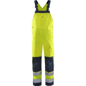 Fristads Hi Vis Amerikaanse Overall Klasse 2 1001 Th - Hi-Vis geel/marineblauw - C48
