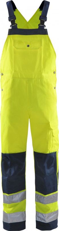 Fristads - Hi Vis Amerikaanse Overall - Geel/Marineblauw - Keperstof