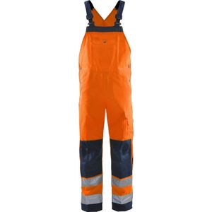 Fristads - Hi Vis Amerikaanse Overall - Oranje/Marineblauw - Klasse 2