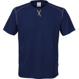 Fristads 37,5™ T-shirt 7404 TCY - Marineblauw - Sneldrogend - UV-bescherming