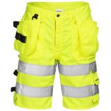 Fristads - High Vis Korte Broek - Hi-Vis Geel - Vuil- en Waterafstotend Materiaal