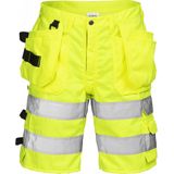 Fristads - High Vis Korte Broek - Hi-Vis Geel - Vuil- en Waterafstotend Materiaal