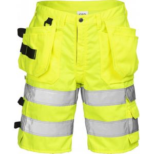 Fristads Hi Vis Korte Broek Klasse 2 2028 Plu - Hi-Vis geel