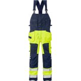Fristads - High Vis Amerikaanse Overall - Geel/Marineblauw - Klasse 2 - 1014 PLU