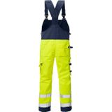 Fristads - High Vis Amerikaanse Overall - Geel/Marineblauw - Klasse 2 - 1014 PLU