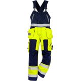 Fristads - High Vis Amerikaanse Overall - Geel/Marineblauw - Klasse 2 - 1014 PLU