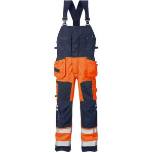 Fristads - High Vis Amerikaanse Overall - Hi-Vis Oranje/Marineblauw - Klasse 2
