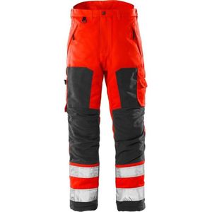 Fristads Hi Vis Winterbroek Klasse 2 2034 Pp - Hi-Vis rood/zwart