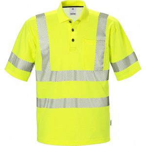 Fristads Hi Vis Poloshirt Klasse 3 7406 Phv - Hi-Vis geel