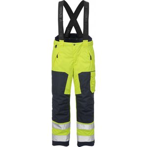 Fristads High vis Airtech® winterbroek klasse 2 2035 GTT Hi-Vis geel/marineblauw maat XS