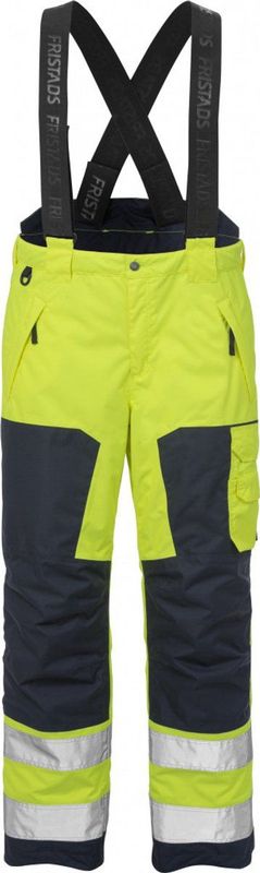 Fristads High vis Airtech® winterbroek klasse 2 2035 GTT Hi-Vis geel/marineblauw maat XS