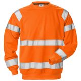 Fristads Hi Vis Sweatshirt Klasse 3 7446 Shv - Hi-Vis oranje