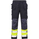 Fristads Flamestat Hi Vis Werkbroek Klasse 1 2074 Aths - Hi-Vis geel/marineblauw