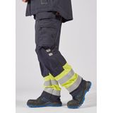 Fristads Flamestat Hi Vis Werkbroek Klasse 1 2074 Aths - Hi-Vis geel/marineblauw