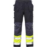 Fristads Flamestat Hi Vis Werkbroek Klasse 1 2074 Aths - Hi-Vis geel/marineblauw