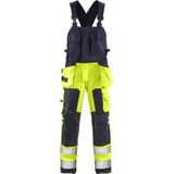 Fristads - Flamestat - Amerikaanse Overall - Hi-Vis Geel/Marineblauw - Klasse 2