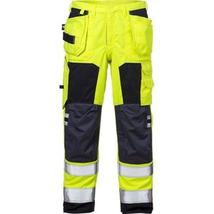 Fristads Flamestat Hi Vis Werkbroek 2075 Aths - Hi-Vis geel/marineblauw