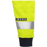 Fristads Flamestat Hi Vis Sweatshirt Klasse 3 7076 Sflh - Hi-Vis geel/marineblauw
