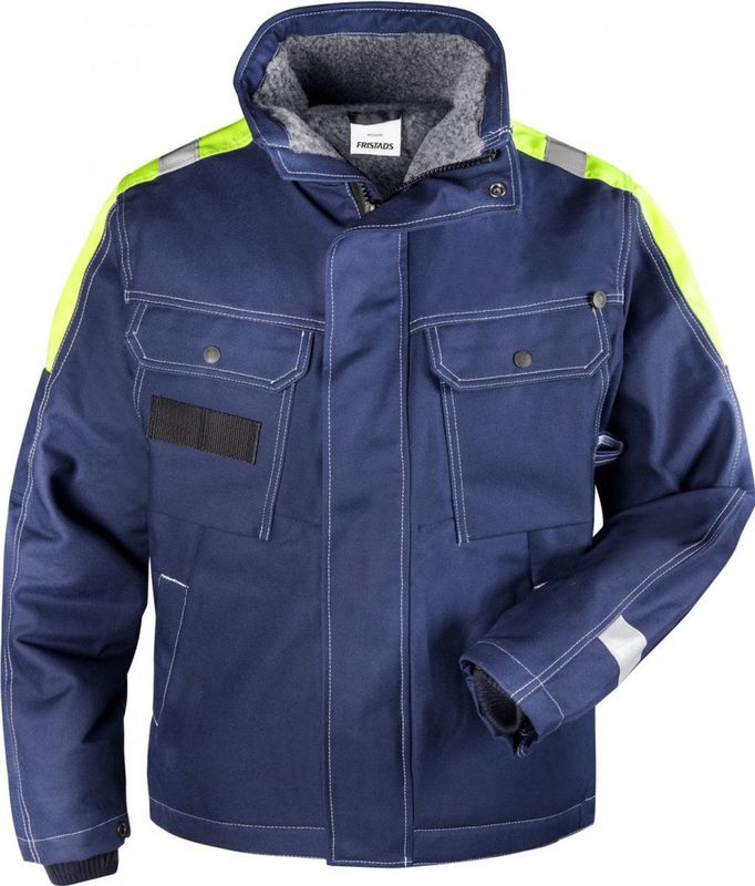 Fristads Katoenen Winterjack 447 Fasi - Blauw