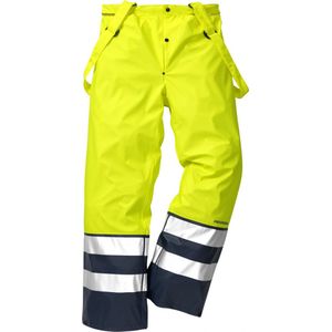 Fristads Hi Vis Regenbroek Klasse 2 2625 Rs - Hi-Vis geel/marineblauw