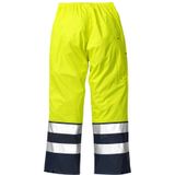 Fristads Hi Vis Regenbroek Klasse 2 2625 Rs - Hi-Vis geel/marineblauw