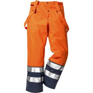 Fristads Hi Vis Regenbroek Klasse 2 2625 Rs - Hi-Vis oranje/marineblauw