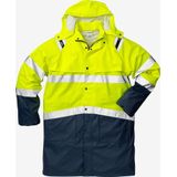 Fristads Hi Vis Regenjack Klasse 3 4634 Rs - Hi-Vis geel/marineblauw