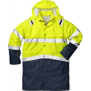 Fristads Hi Vis Regenjack Klasse 3 4634 Rs - Hi-Vis geel/marineblauw